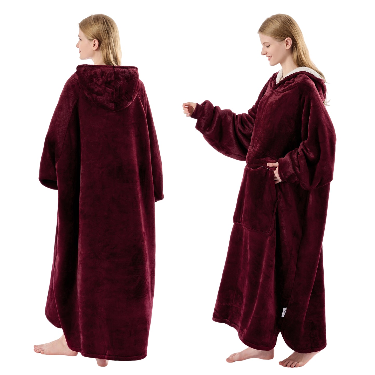 Krifey Big & Tall Wearable Blanket Hoodie