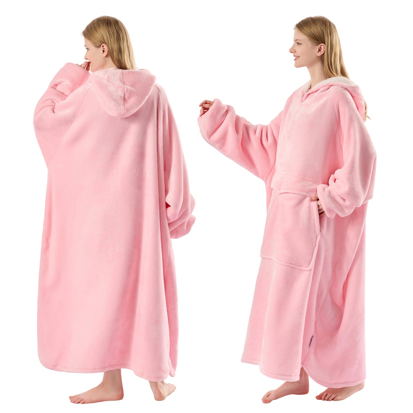 Krifey Big & Tall Wearable Blanket Hoodie