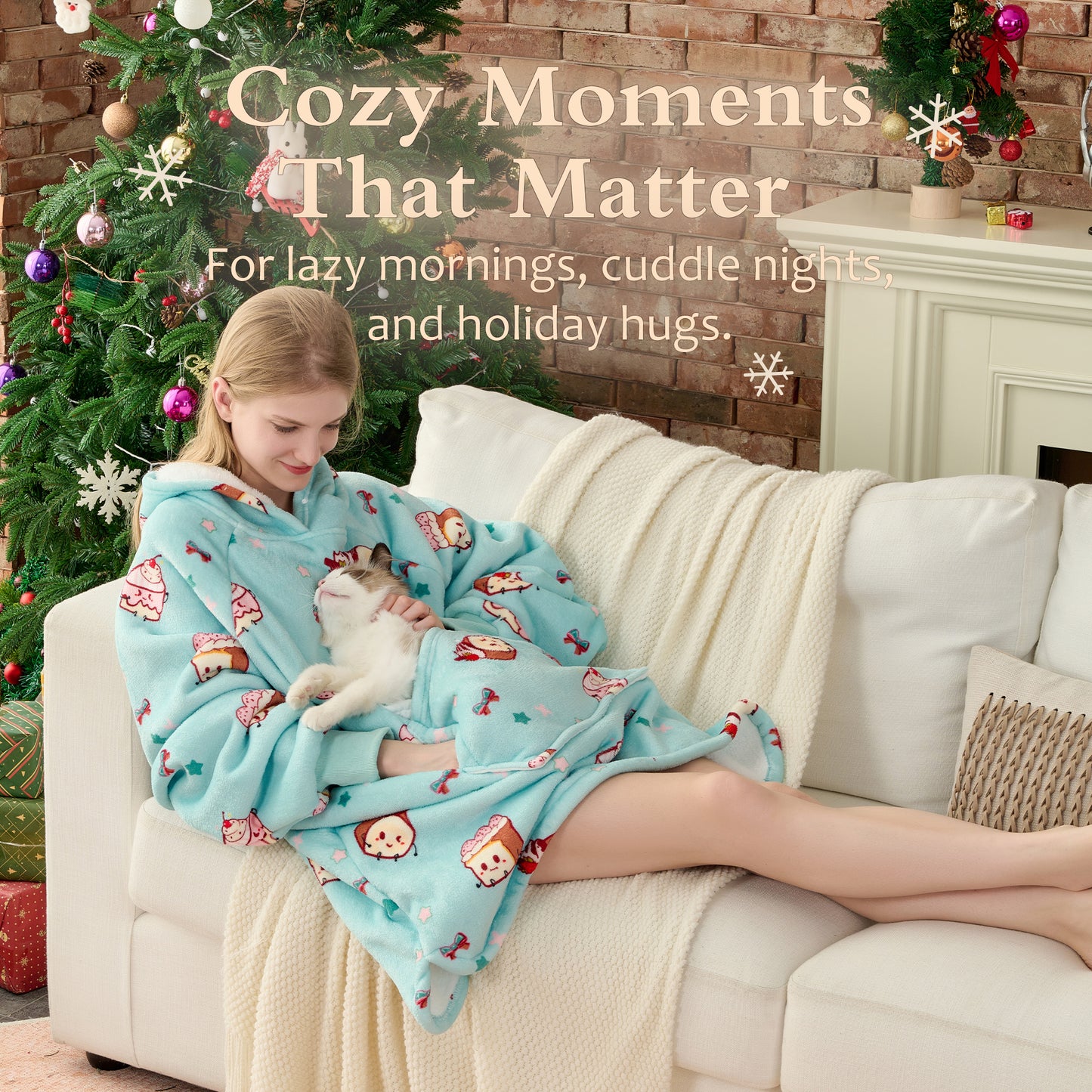 Krifey Wearable Blanket Hoodie
