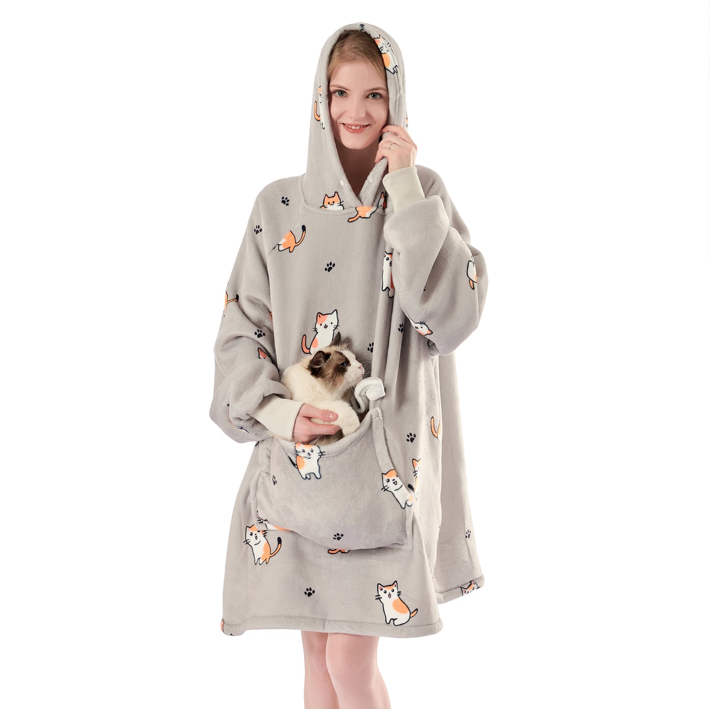 Krifey Wearable Blanket Hoodie