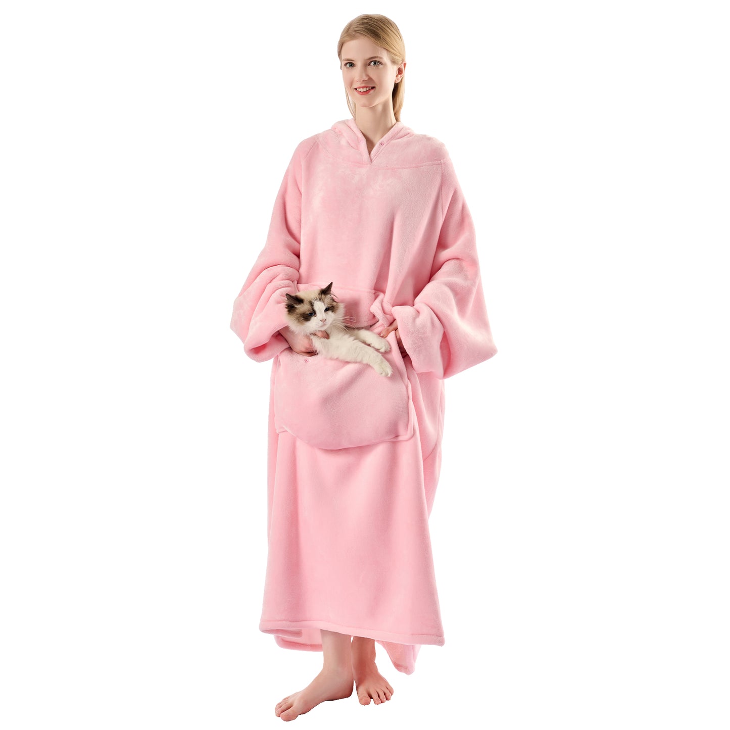 Krifey Big & Tall Wearable Blanket Hoodie