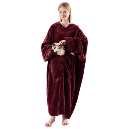 Krifey Big & Tall Wearable Blanket Hoodie