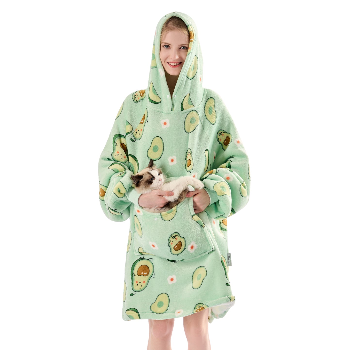 Krifey Wearable Blanket Hoodie