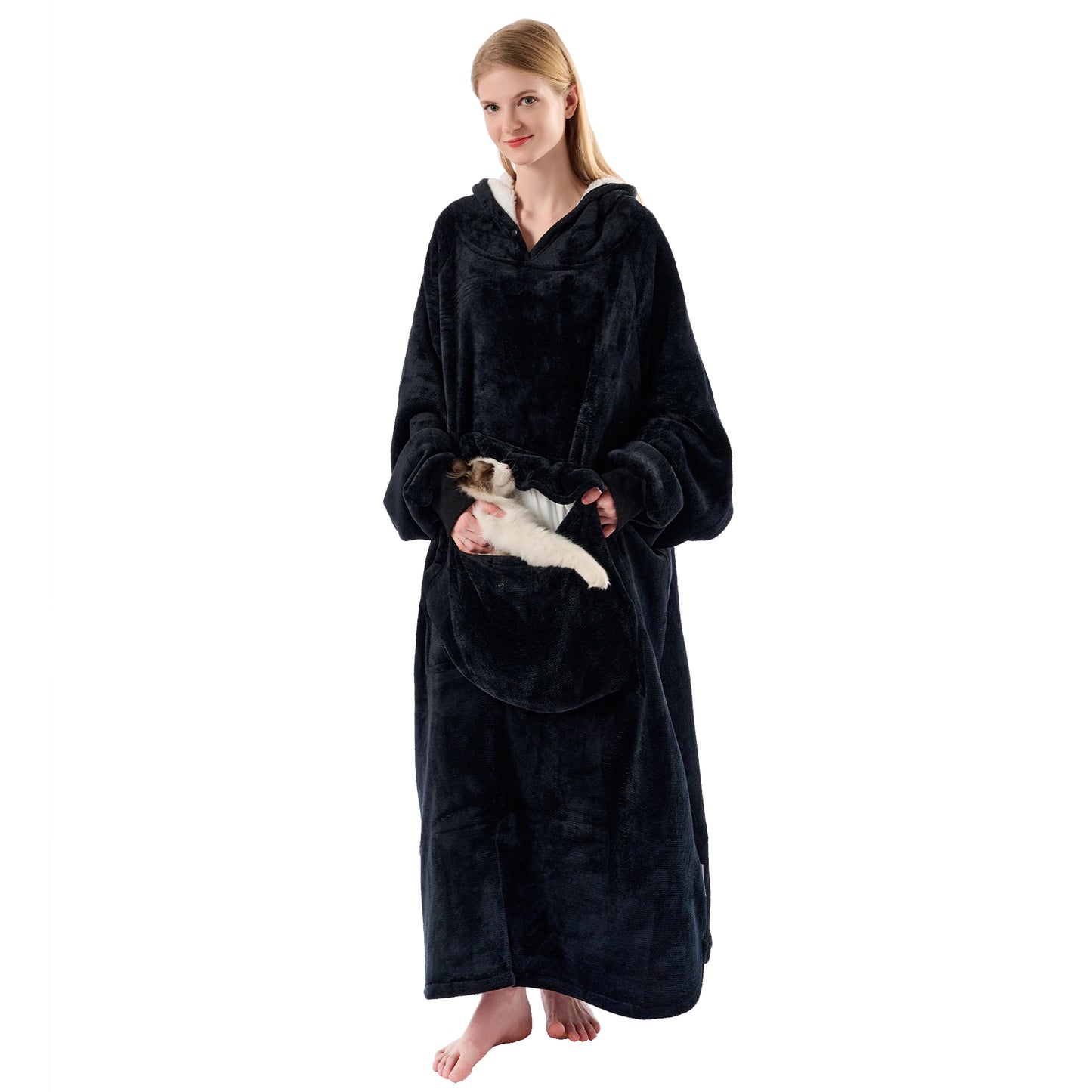 Krifey Big & Tall Wearable Blanket Hoodie