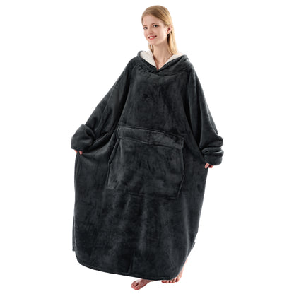Krifey Big & Tall Wearable Blanket Hoodie