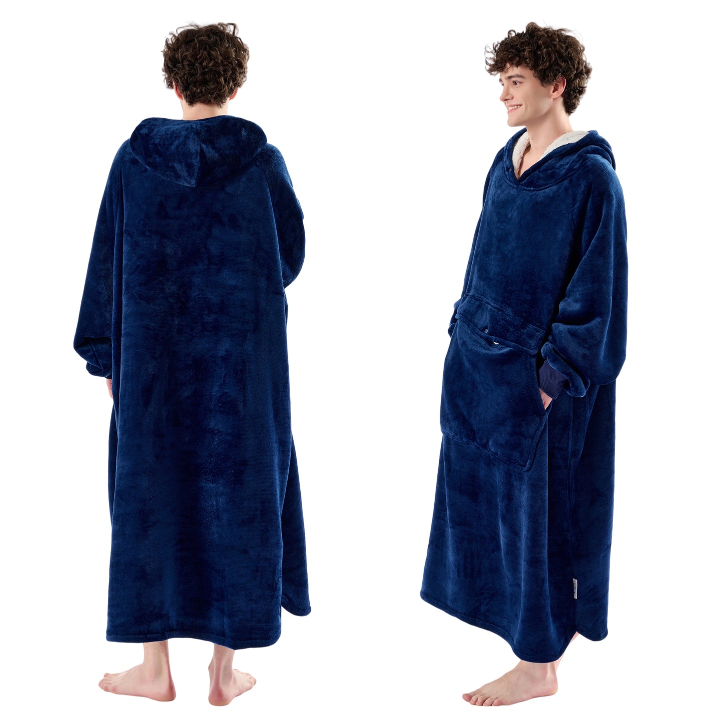 Krifey Big & Tall Wearable Blanket Hoodie