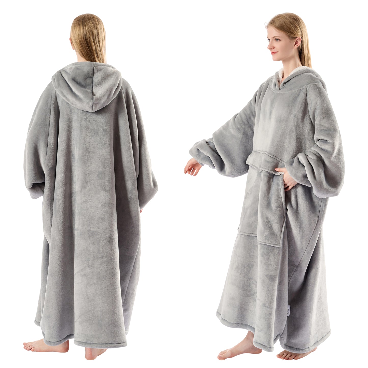 Krifey Big & Tall Wearable Blanket Hoodie