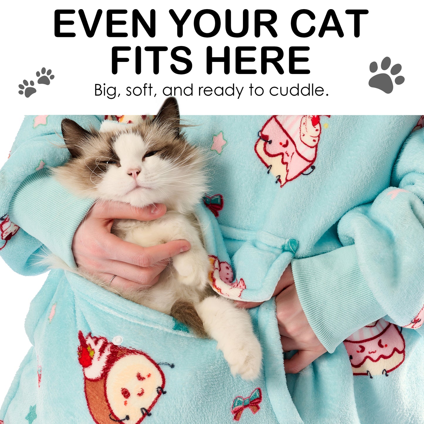 Krifey Wearable Blanket Hoodie