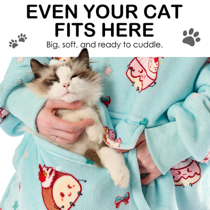 Krifey Wearable Blanket Hoodie