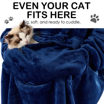 Krifey Big & Tall Wearable Blanket Hoodie